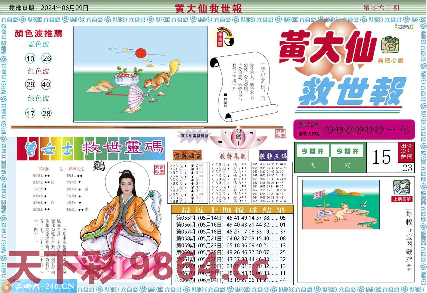 ：黄大仙救世